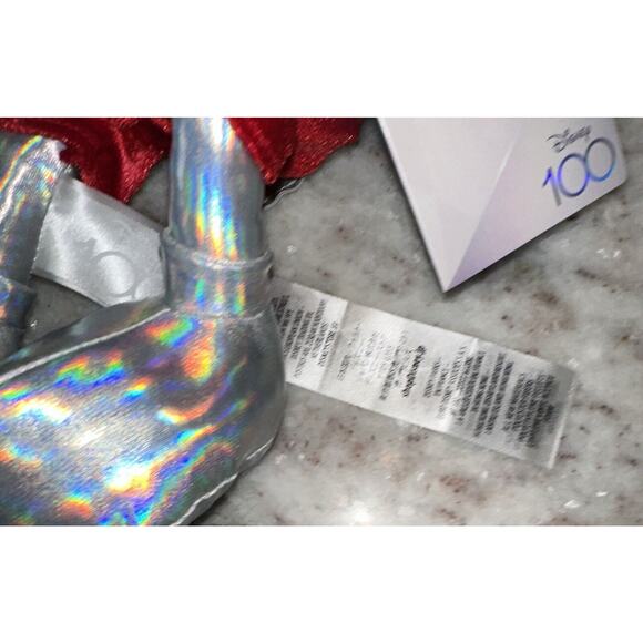 Disney Parks 100th Anniversary Mickey Mouse Silver Platinum Plush Toy New 2023 - Picture 2 of 4